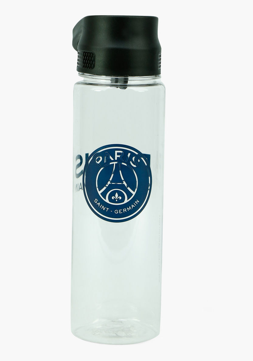 Paris Saint Germain Print Water Bottle with Push Top Opening - 750 ml-Water Bottles-image-0