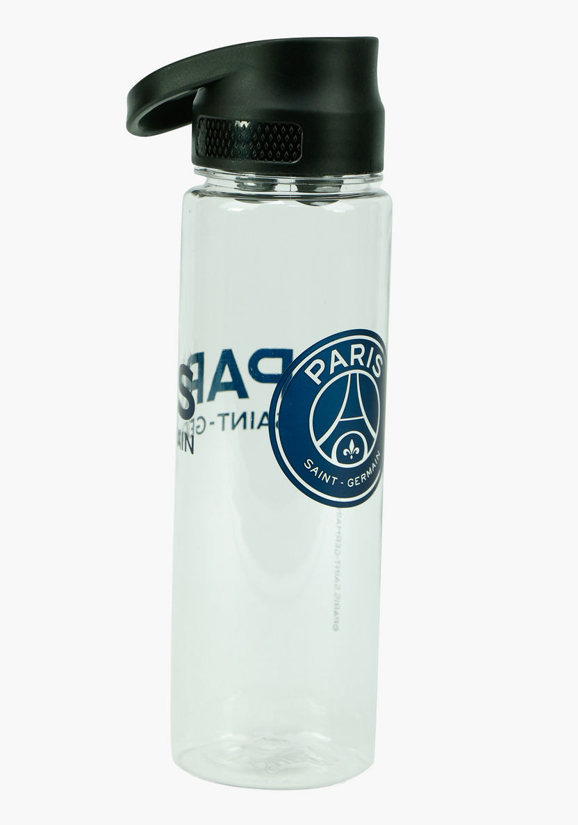 Paris Saint Germain Print Water Bottle with Push Top Opening - 750 ml-Water Bottles-image-1