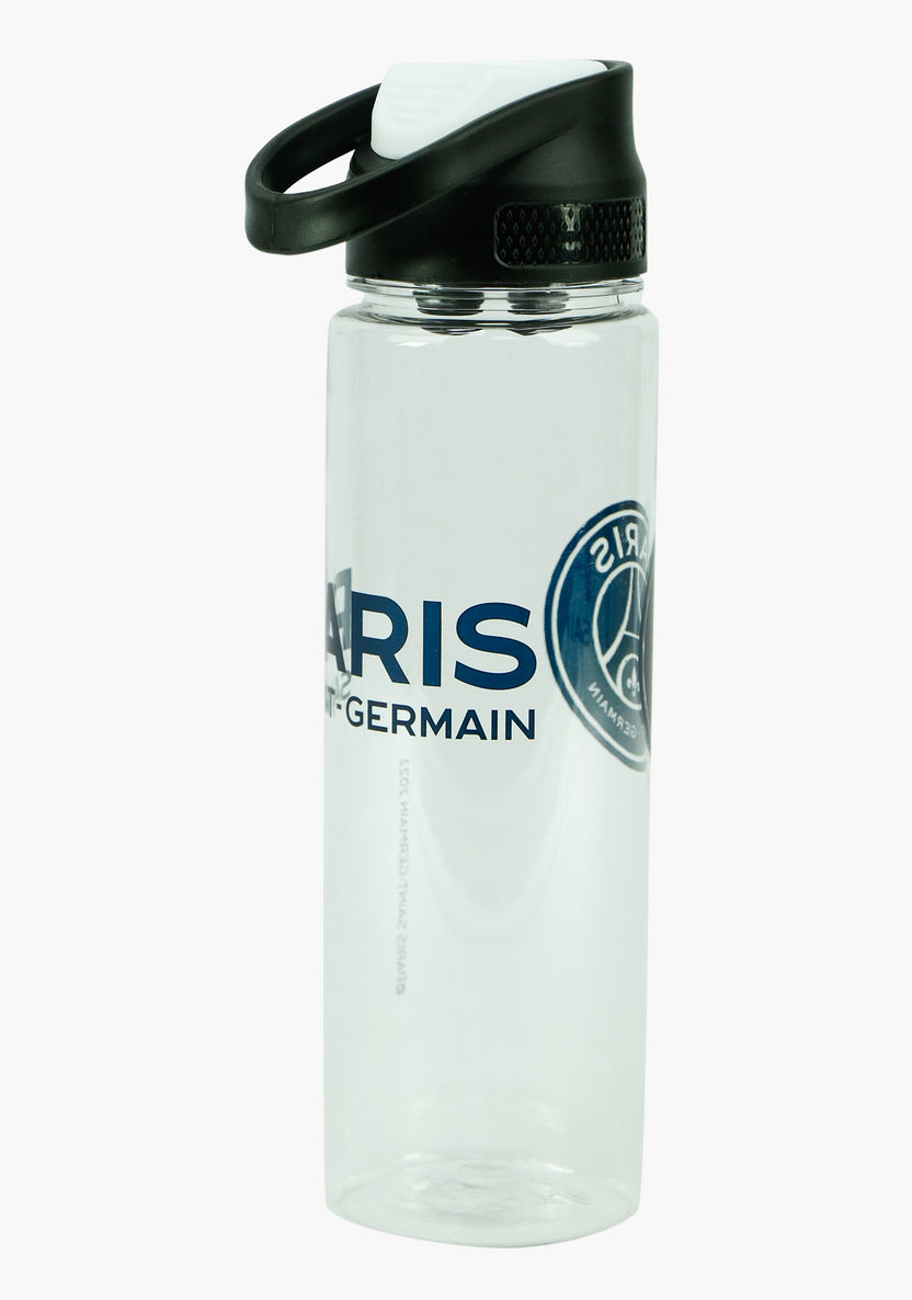 Paris Saint Germain Print Water Bottle with Push Top Opening - 750 ml-Water Bottles-image-2