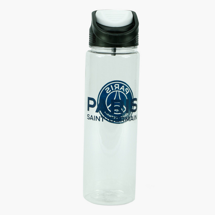 SunCe Paris Saint Germain Print Water Bottle with Push Top Opening - 750 ml