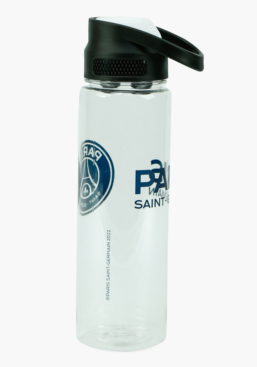Paris Saint Germain Print Water Bottle with Push Top Opening - 750 ml-Water Bottles-image-4