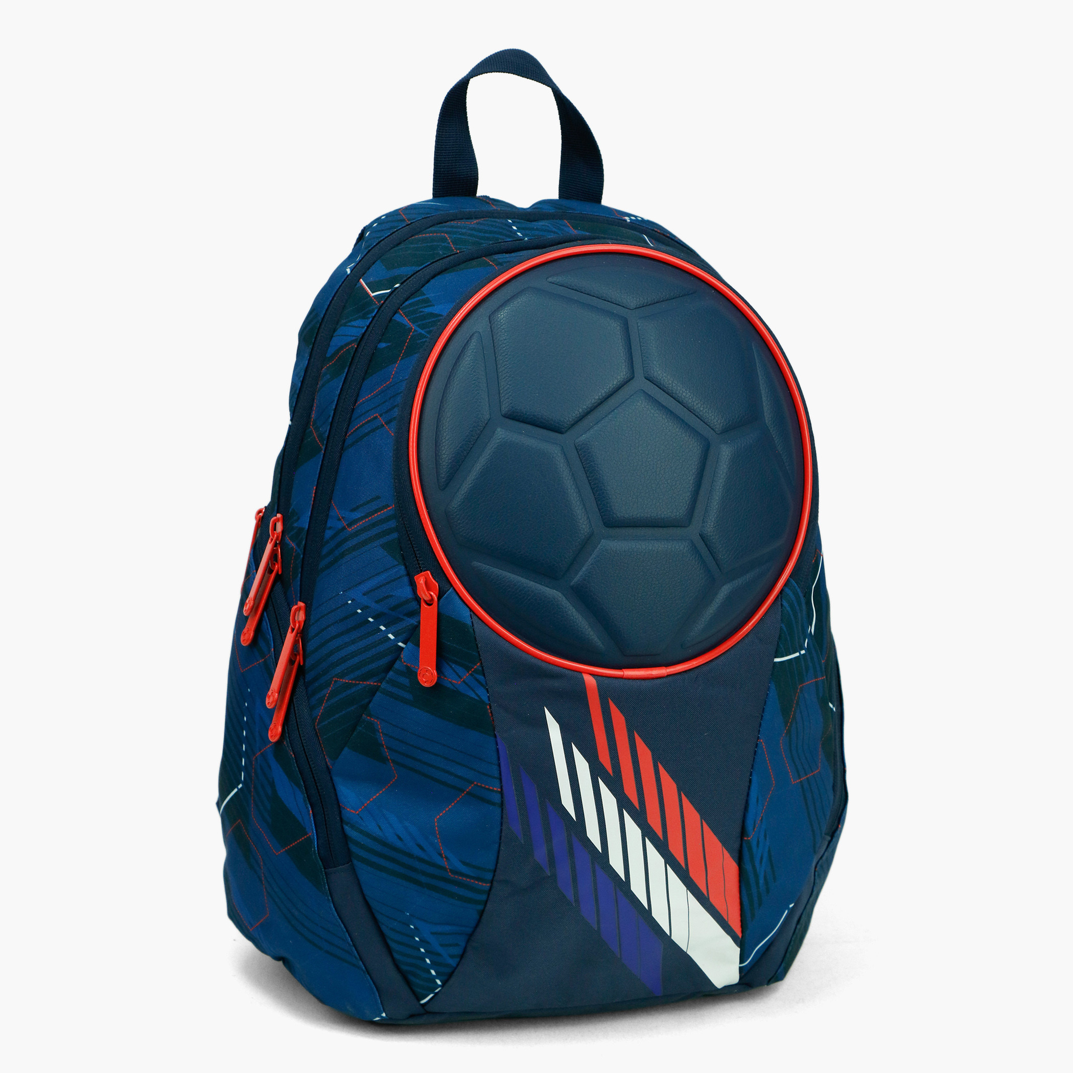 SunCe Printed Backpack with Adjustable Shoulder Straps and Speaker - 16 inches-school-bagsandbackpacks-backpacks-image-2