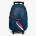 SunCe Printed Trolley Backpack with Laptop Pocket and Speaker - 18 inches-Trolleys-thumbnail-0