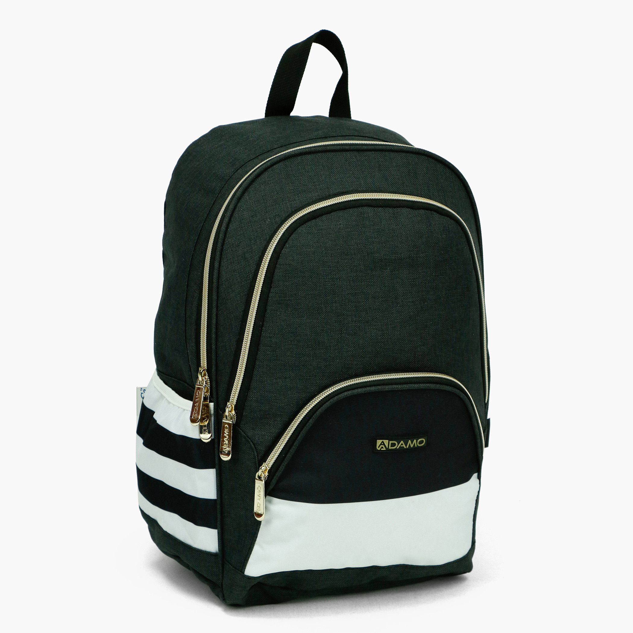 SunCe Solid Backpack with Adjustable Shoulder Straps - 16 inches-school-bagsandbackpacks-backpacks-image-2