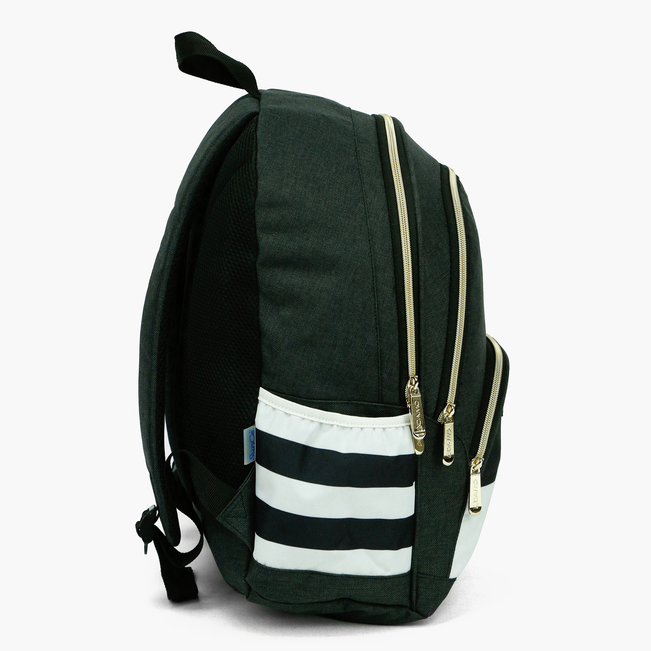 SunCe Solid Backpack with Adjustable Shoulder Straps - 16 inches-school-bagsandbackpacks-backpacks-image-3