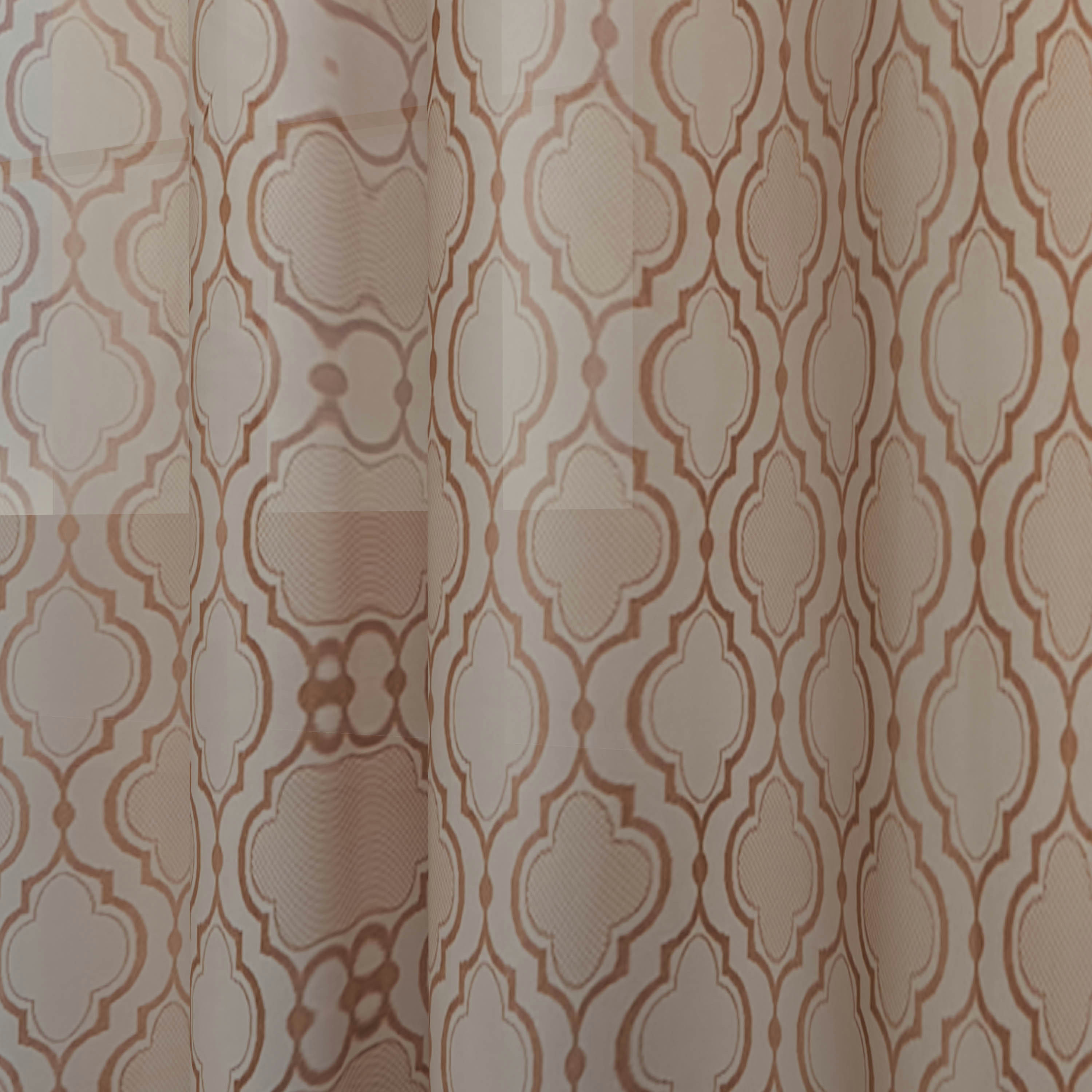 Printed 2-Piece Curtain Set with Eyelets - 260x140 cms-household-windows-curtains-image-3