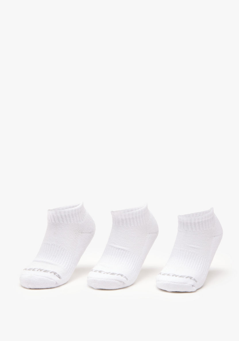 Skechers Printed Crew Length Sports Socks - Set of 3-Boy%27s Socks-image-0