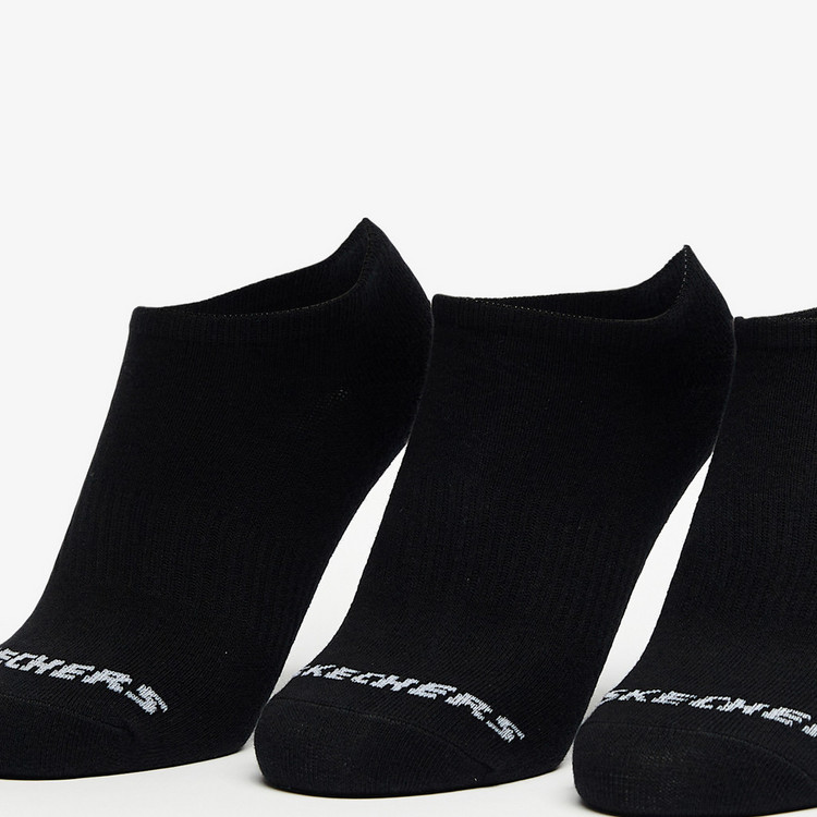 Skechers Solid Ankle Length Socks - Set of 3
