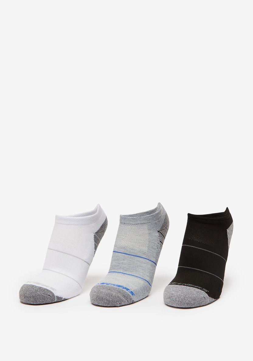 Skechers Men's Extended Terry Low Cut Sports Socks - S114346-041-Men%27s Socks-image-0