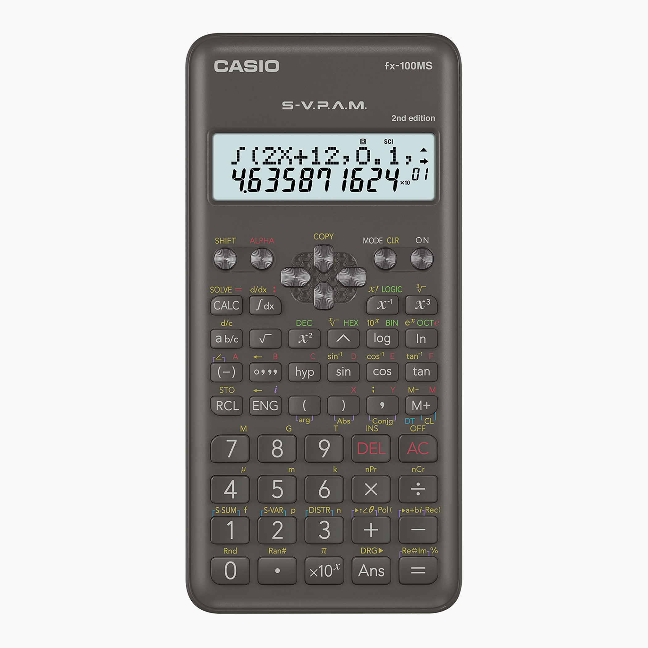 Casio Black Scientific Calculator for Education with 40 Scientific Constants-school-stationery-calculators-image-1