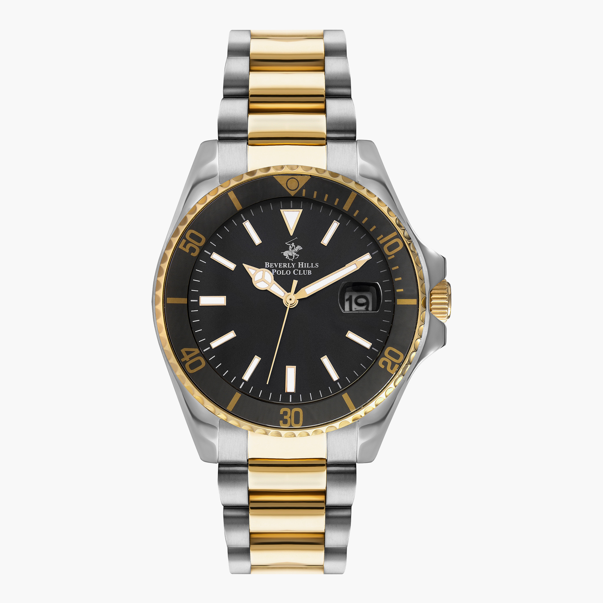 Beverly hills polo club clearance watch gold