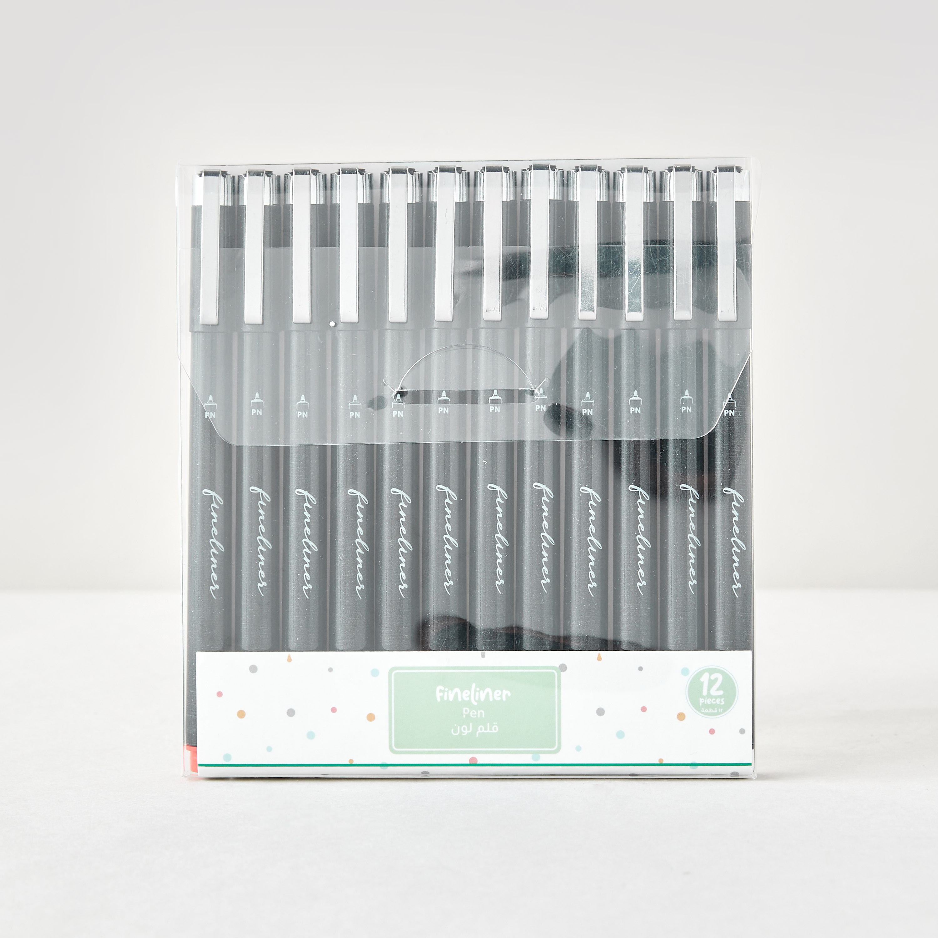 قلم بغطاء من سيلون - طقم من 12 قطعة-school-stationery-pensandpencils-image-5