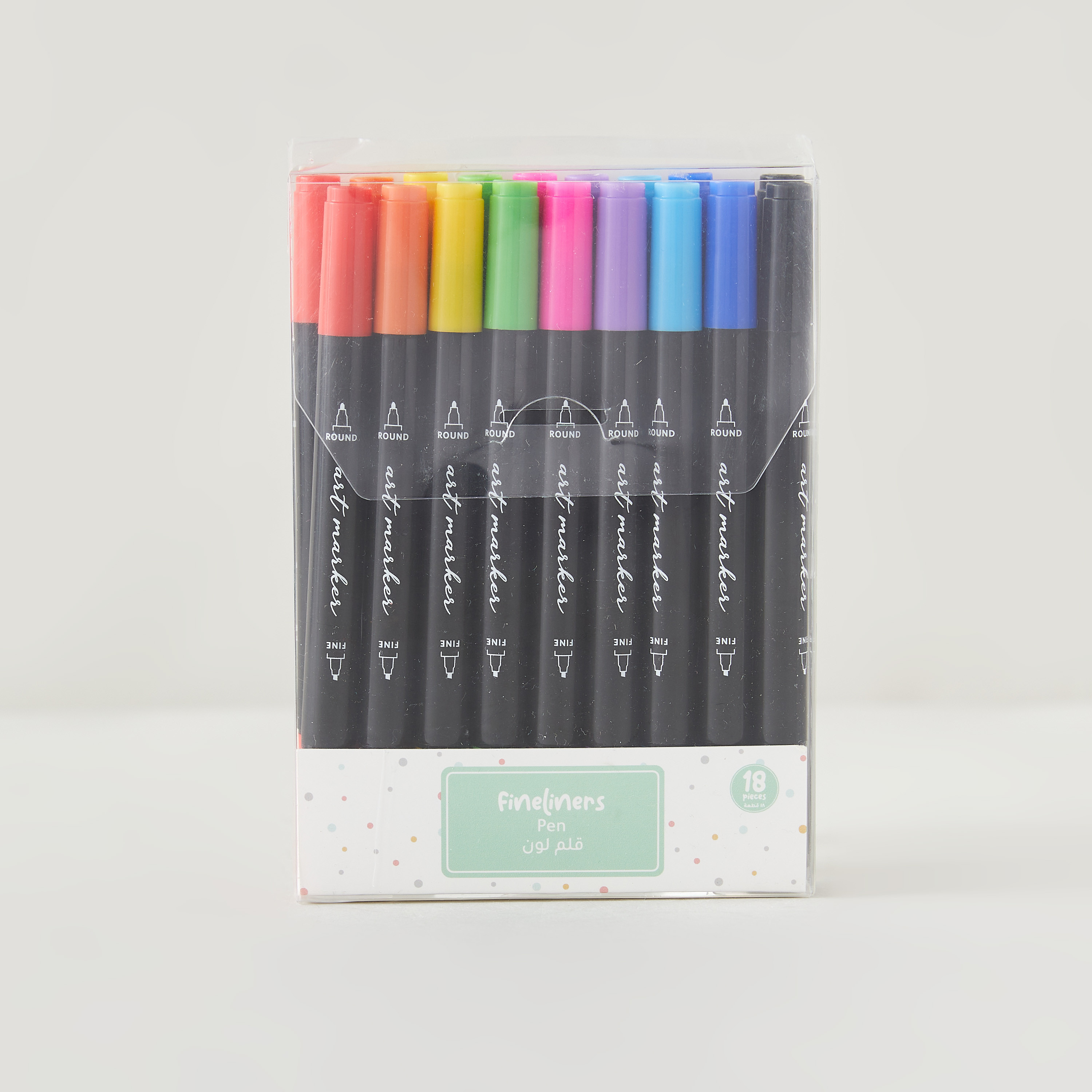أقلام حبر متنوعة من سيلون - طقم من 18 قطعة-school-stationery-pensandpencils-image-4