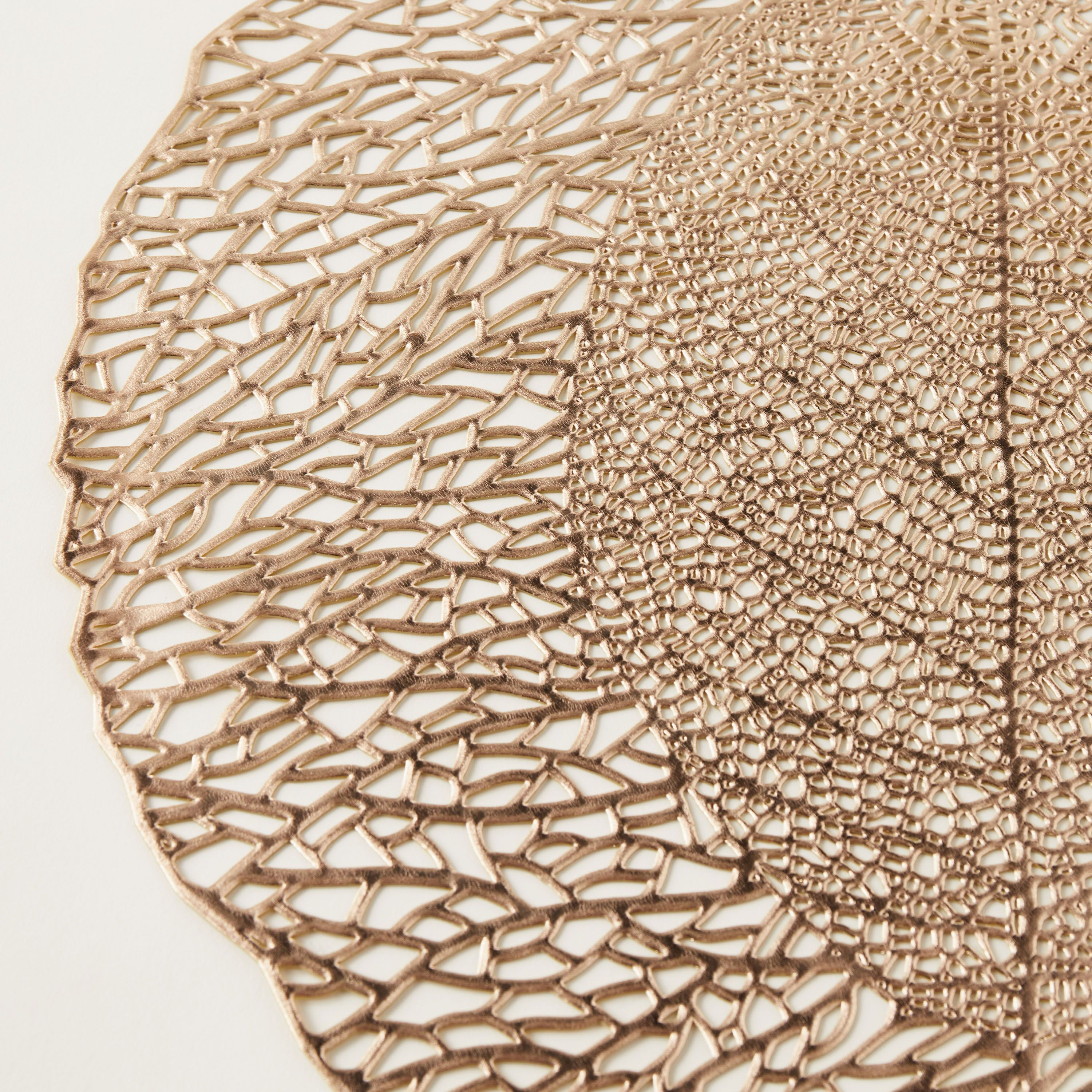 Fig Leaf Circular Cutout Placemat - 38 cms-household-dining-tablelinen-placemats-image-3