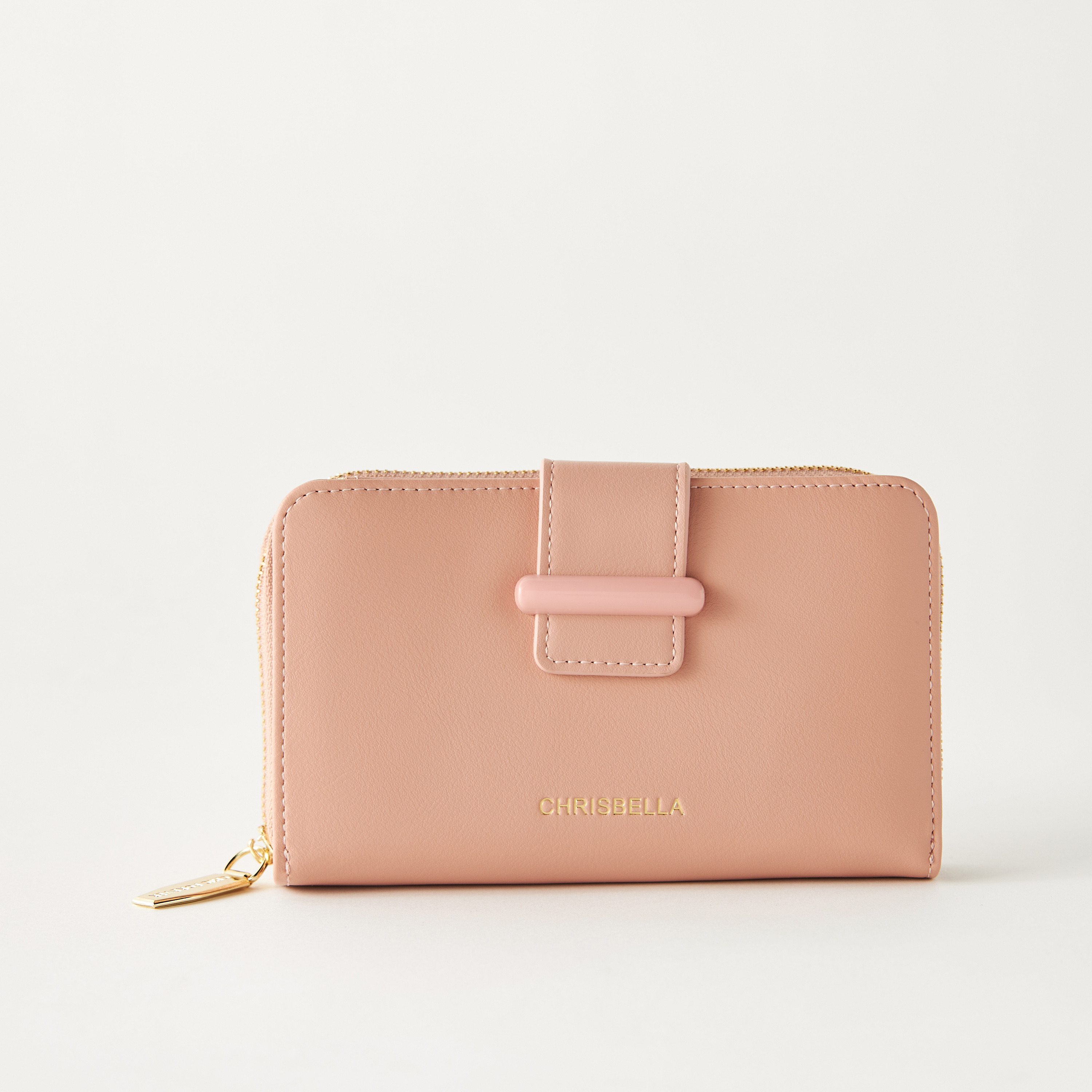 Chrisbella Solid Wallet with Zip Closure-women-bagsandwallets-handbags-image-1