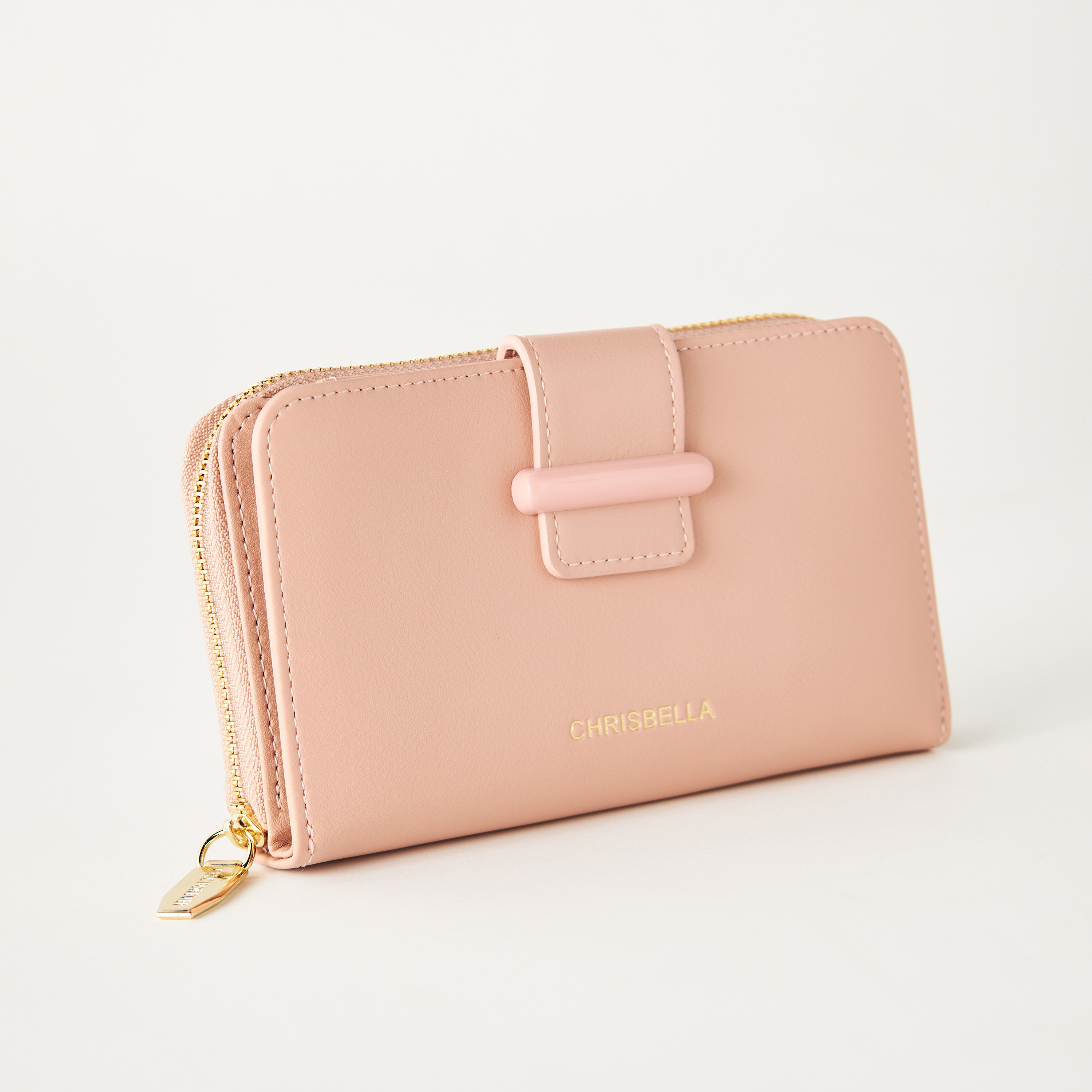 Chrisbella Solid Wallet with Zip Closure-women-bagsandwallets-handbags-image-2