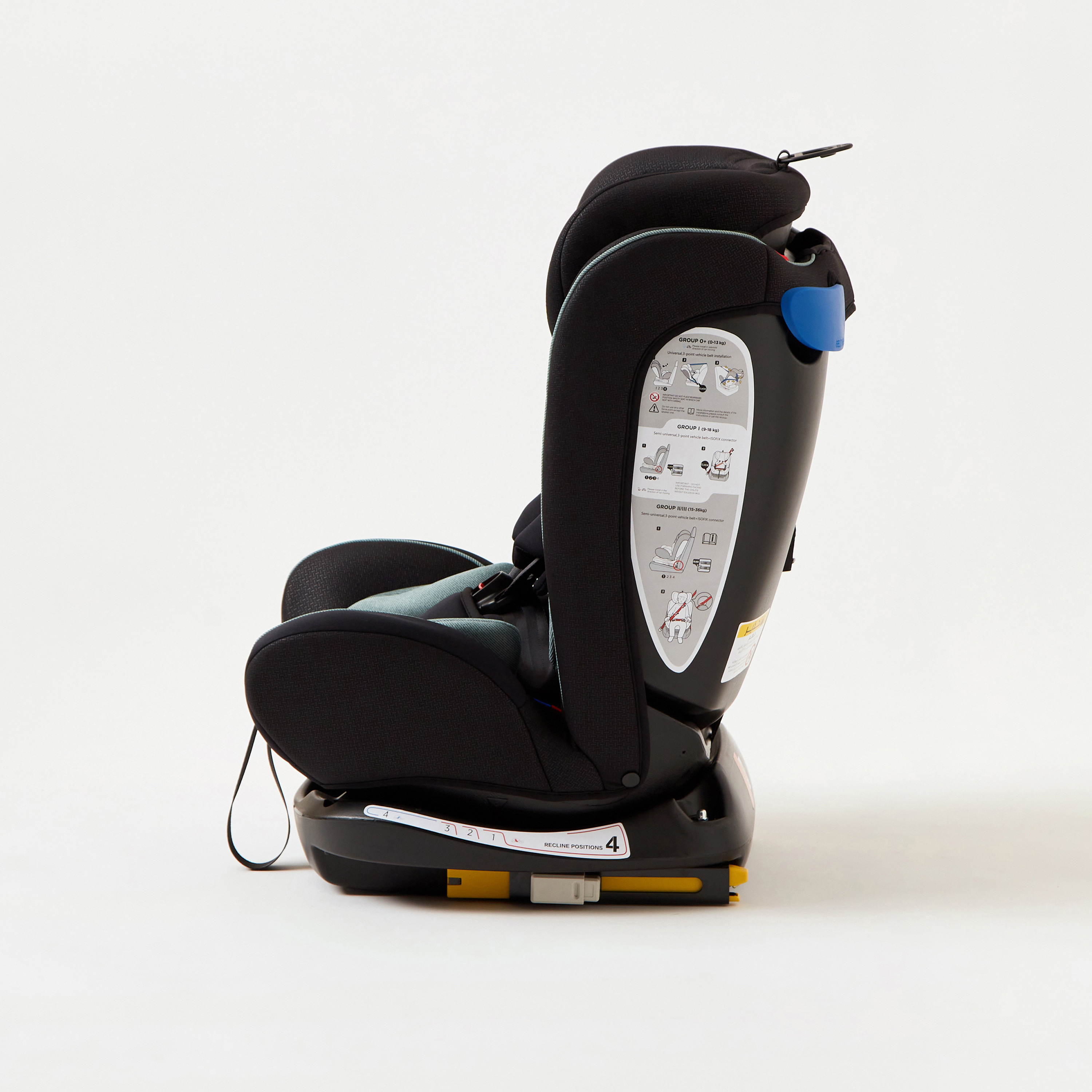 Isofix car clearance seat age 3