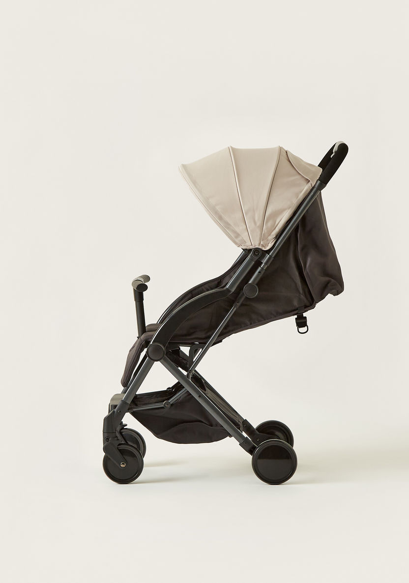 Giggles Porter Beige 3-Fold Baby Stroller with Swivel Wheels and Canopy (Upto 3 years)-Strollers-image-10
