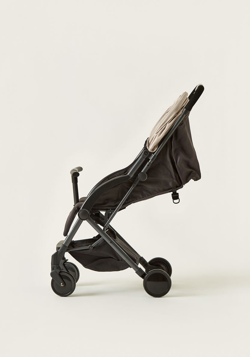 Giggles Porter Beige 3-Fold Baby Stroller with Swivel Wheels and Canopy (Upto 3 years)-Strollers-image-12