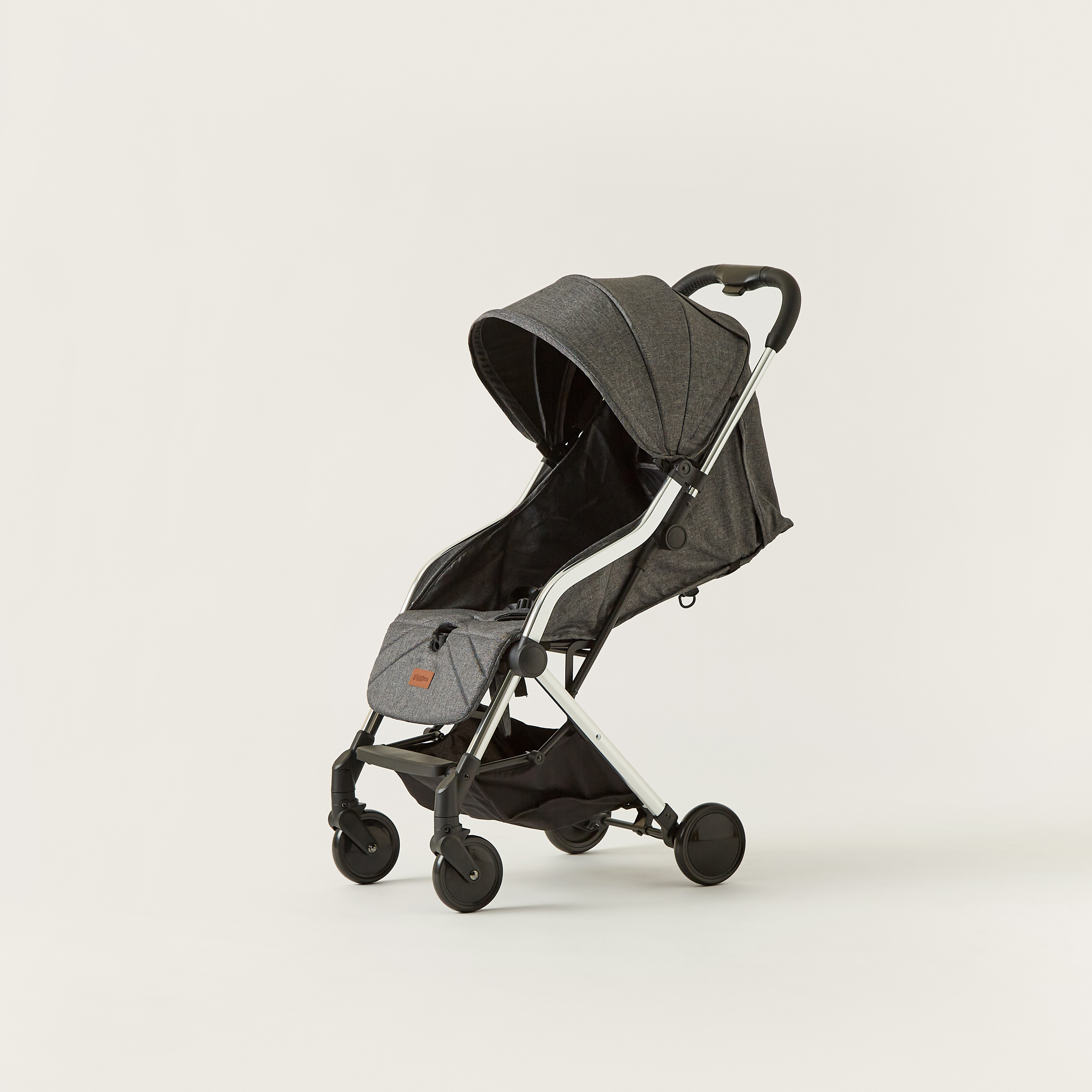 Zorro Dark Grey Foldable Baby Stroller with Sun Canopy (Upto 3 years)-baby-gear-strollersandprams-strollers-image-11