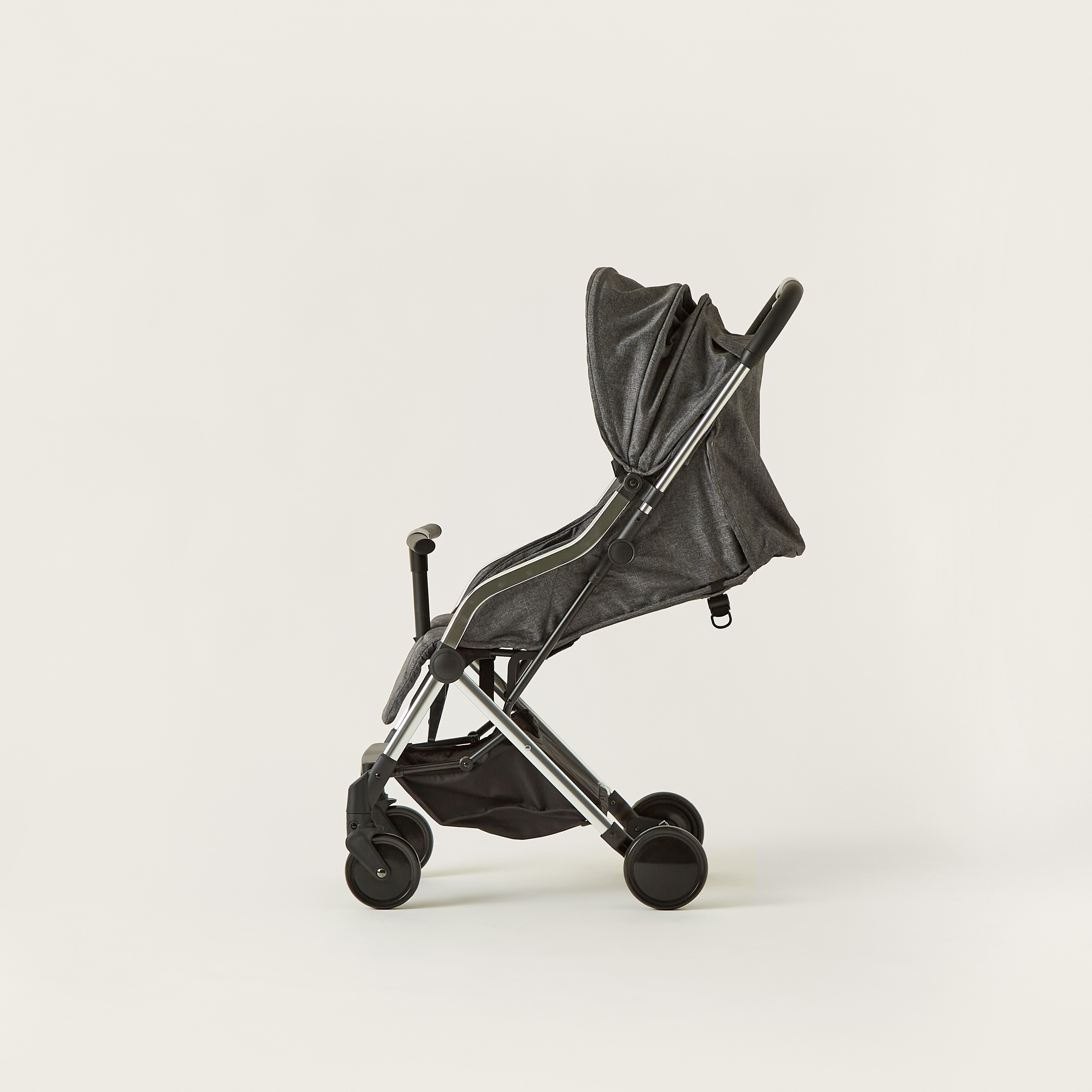 Zorro Dark Grey Foldable Baby Stroller with Sun Canopy (Upto 3 years)-baby-gear-strollersandprams-strollers-image-14