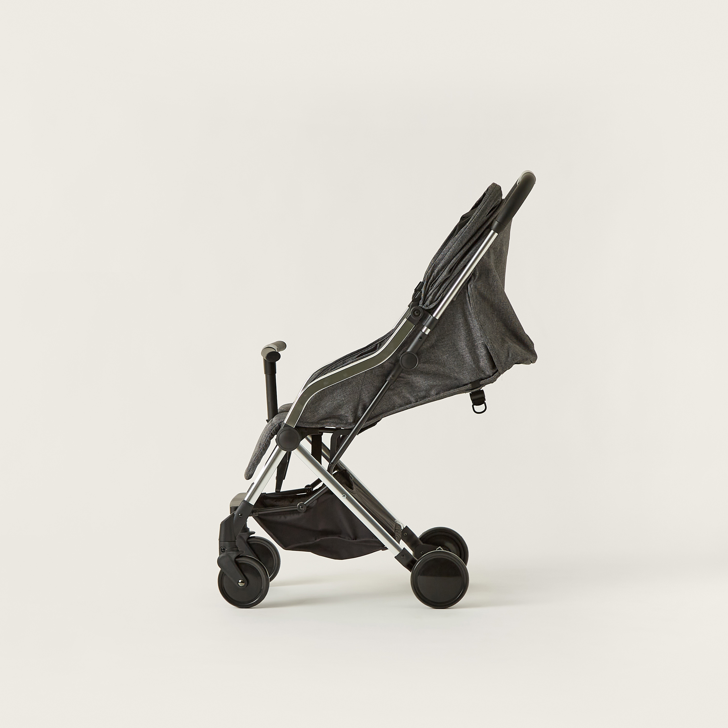 Zorro Dark Grey Foldable Baby Stroller with Sun Canopy (Upto 3 years)-baby-gear-strollersandprams-strollers-image-15