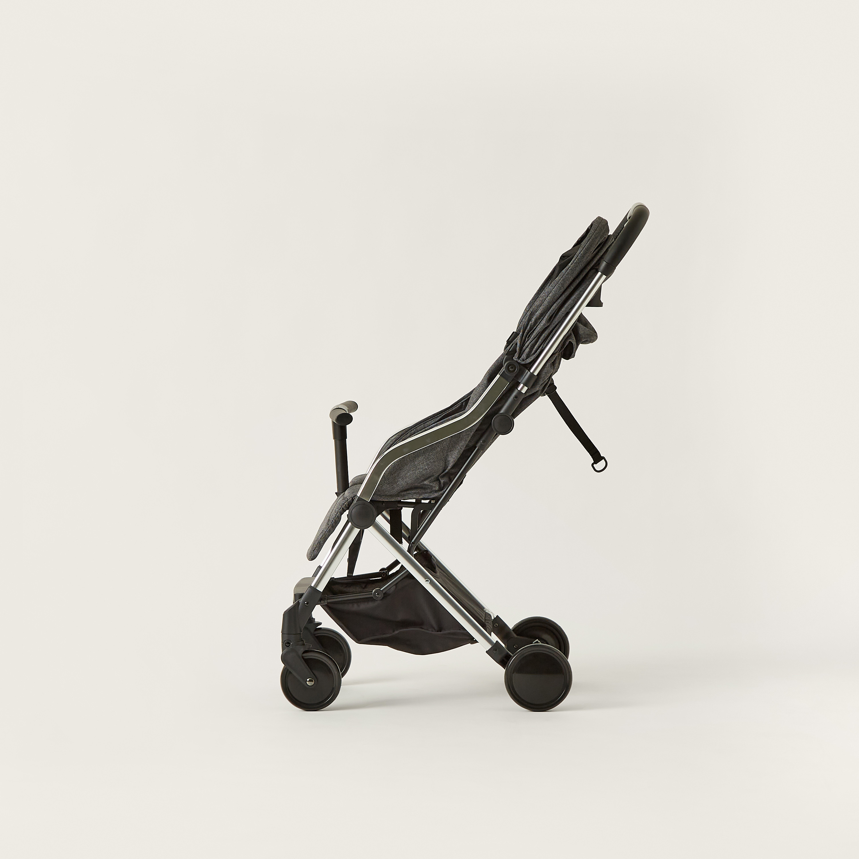 Zorro Dark Grey Foldable Baby Stroller with Sun Canopy (Upto 3 years)-baby-gear-strollersandprams-strollers-image-16