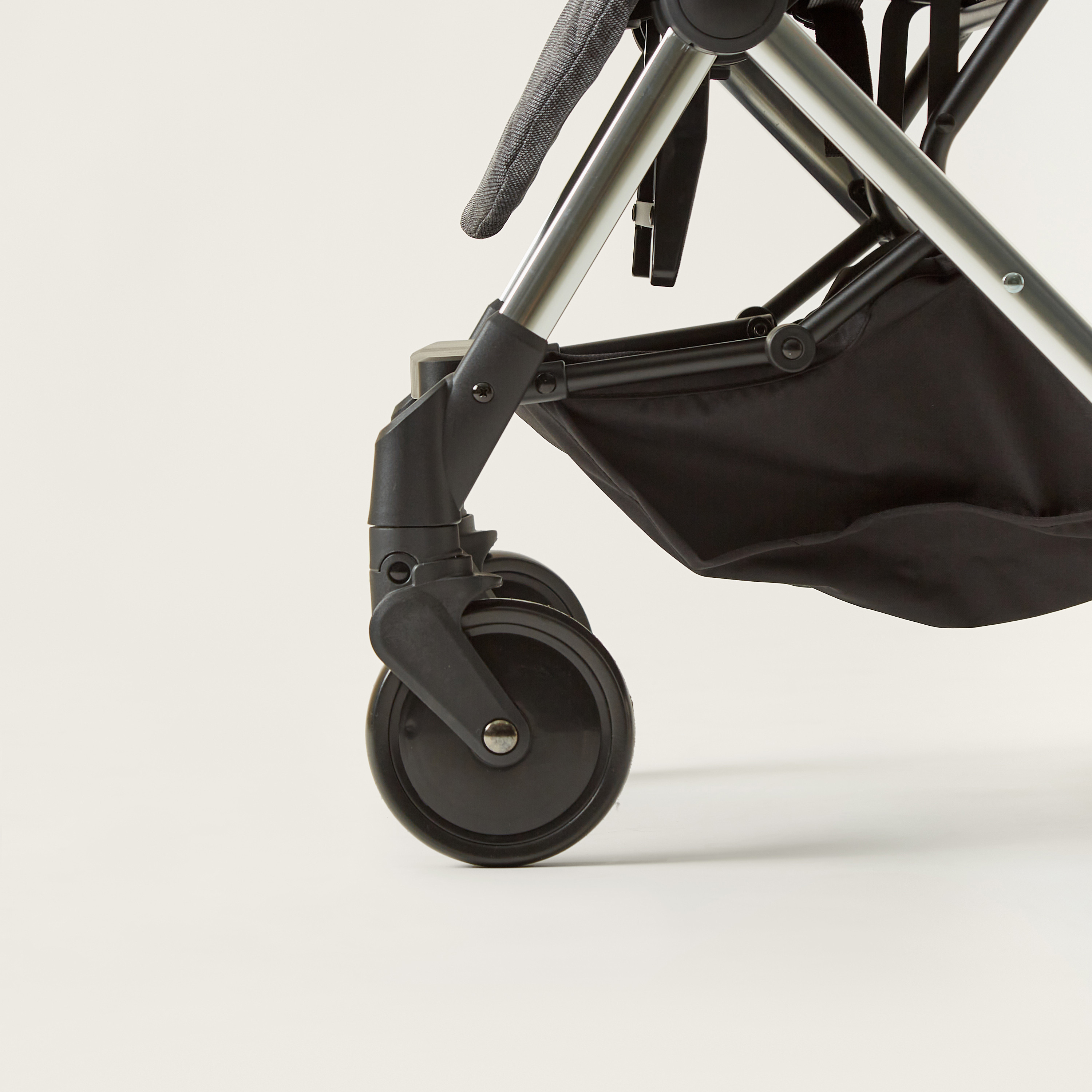 Zorro Dark Grey Foldable Baby Stroller with Sun Canopy (Upto 3 years)-baby-gear-strollersandprams-strollers-image-17