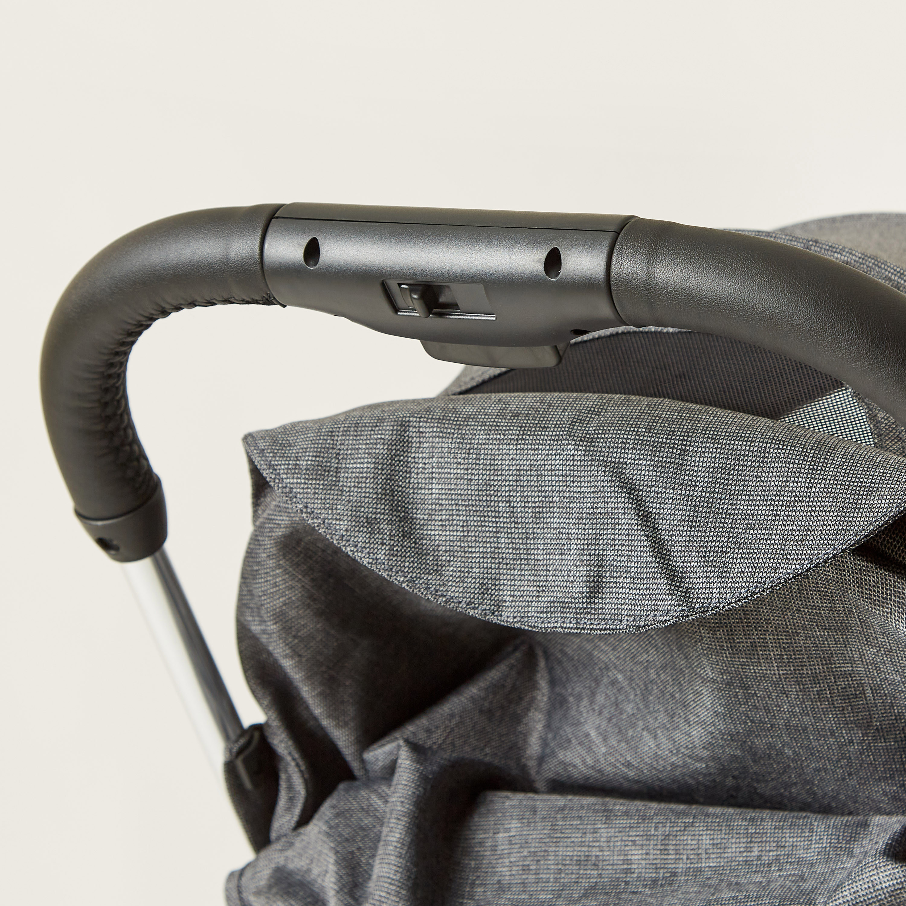 Zorro Dark Grey Foldable Baby Stroller with Sun Canopy (Upto 3 years)-baby-gear-strollersandprams-strollers-image-5