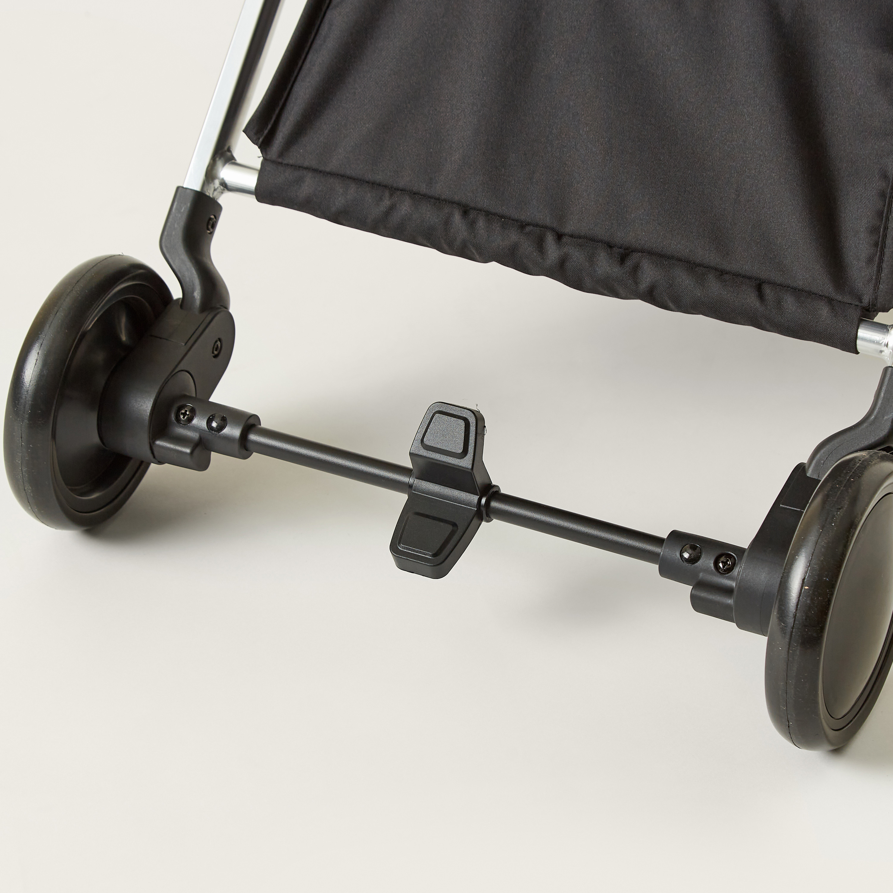 Zorro Dark Grey Foldable Baby Stroller with Sun Canopy (Upto 3 years)-baby-gear-strollersandprams-strollers-image-6