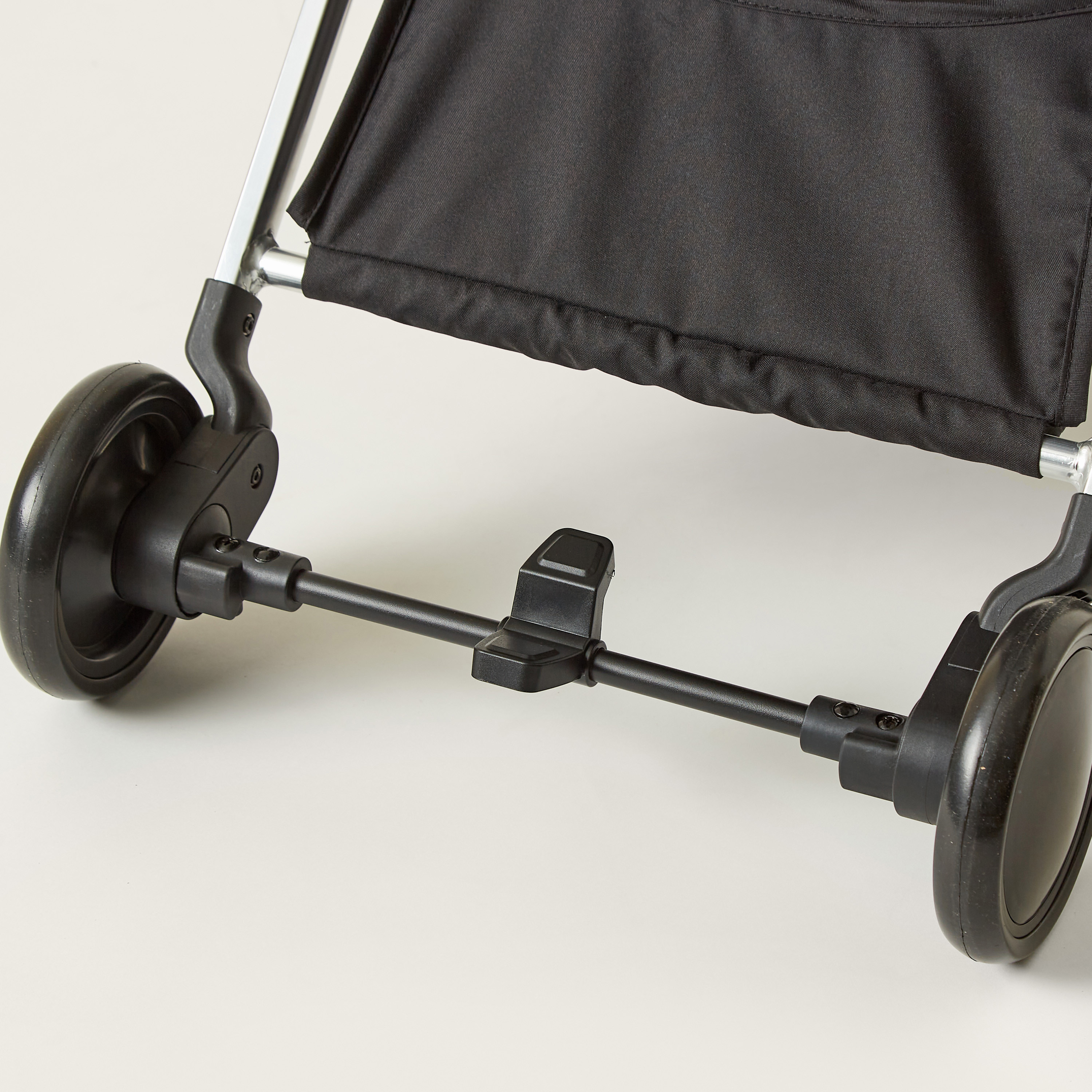 Zorro Dark Grey Foldable Baby Stroller with Sun Canopy (Upto 3 years)-baby-gear-strollersandprams-strollers-image-7