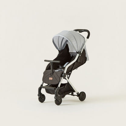 Zorro Light Grey Baby Stroller with Sun Canopy and 3-Fold System (Upto 3 years)