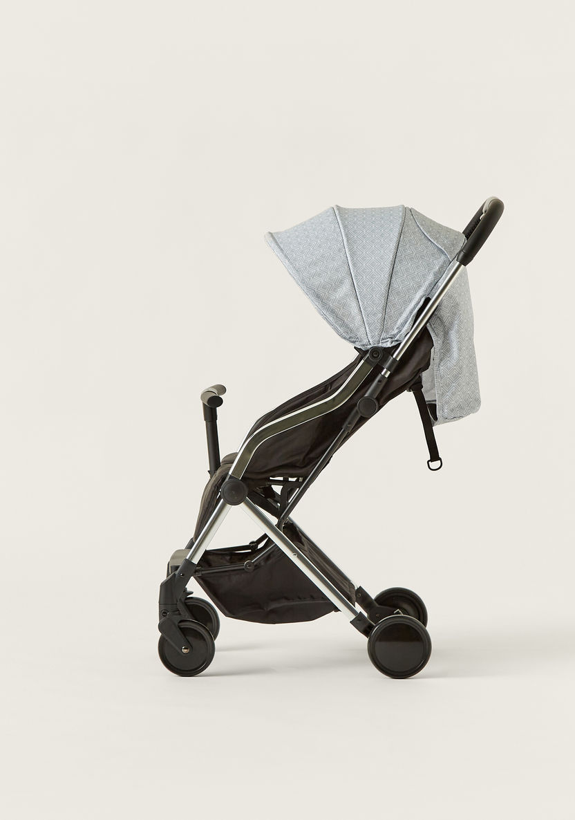 Zorro Light Grey Baby Stroller with Sun Canopy and 3-Fold System (Upto 3 years)-Strollers-image-10