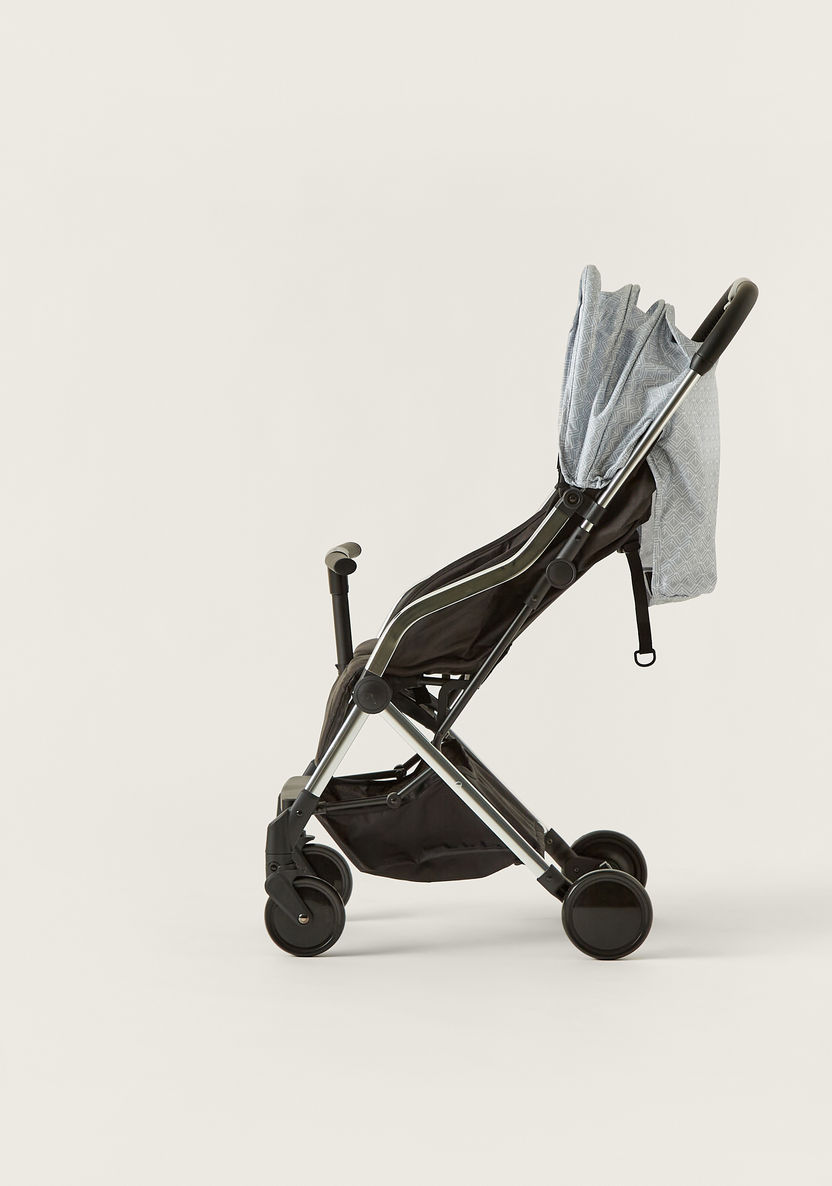 Zorro Light Grey Baby Stroller with Sun Canopy and 3-Fold System (Upto 3 years)-Strollers-image-11