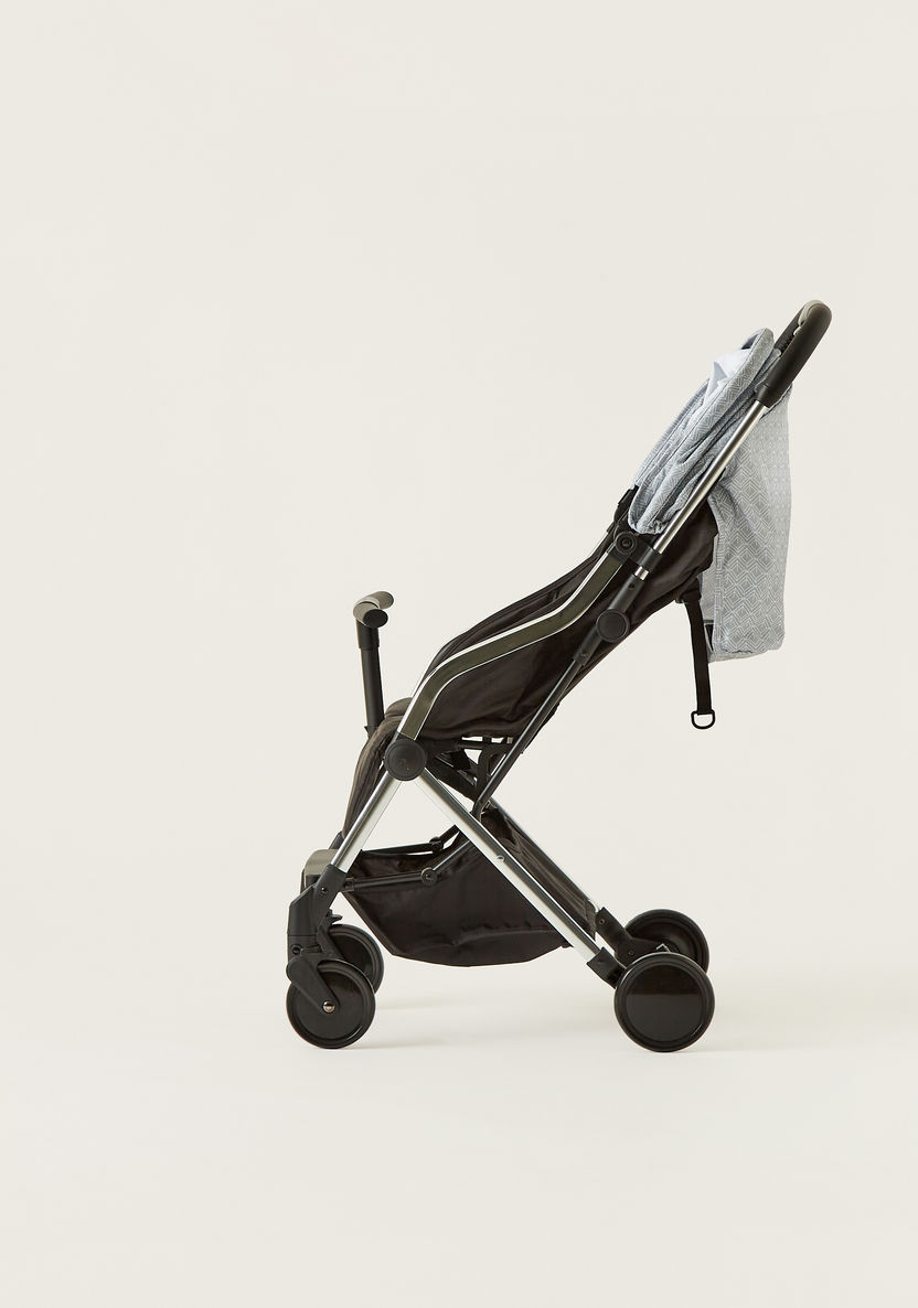 Zorro Light Grey Baby Stroller with Sun Canopy and 3-Fold System (Upto 3 years)-Strollers-image-12