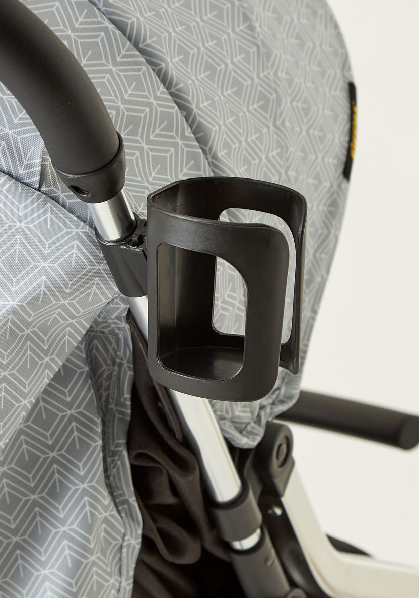 Zorro Light Grey Baby Stroller with Sun Canopy and 3-Fold System (Upto 3 years)-Strollers-image-3