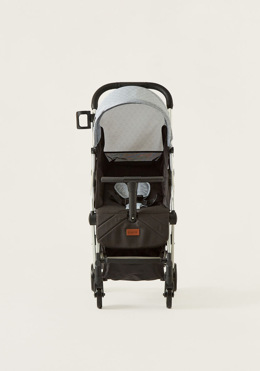 Zorro Light Grey Baby Stroller with Sun Canopy and 3-Fold System (Upto 3 years)-Strollers-image-9