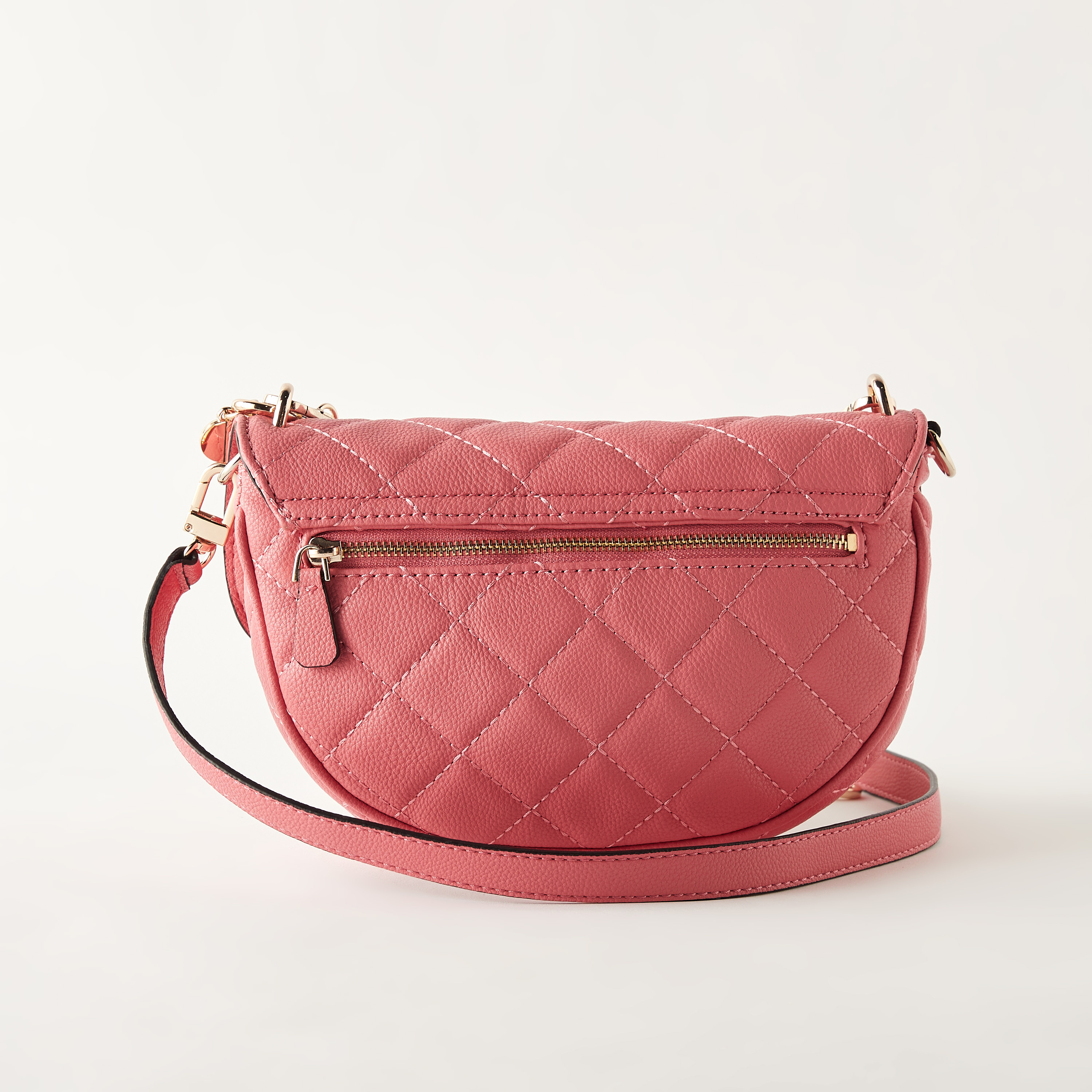 Guess Quilted Crossbody Bag with Detachable Strap and Button Closure-women-bagsandwallets-handbags-image-4