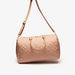 Celeste Quilted Duffel Bag with Detachable Strap and Zip Closure-Duffle Bags-thumbnail-2