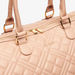 Celeste Quilted Duffel Bag with Detachable Strap and Zip Closure-Duffle Bags-thumbnailMobile-4