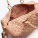 Celeste Quilted Duffel Bag with Detachable Strap and Zip Closure-Duffle Bags-thumbnailMobile-6