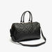 Celeste Quilted Duffel Bag with Detachable Strap and Zip Closure-Duffle Bags-thumbnail-3
