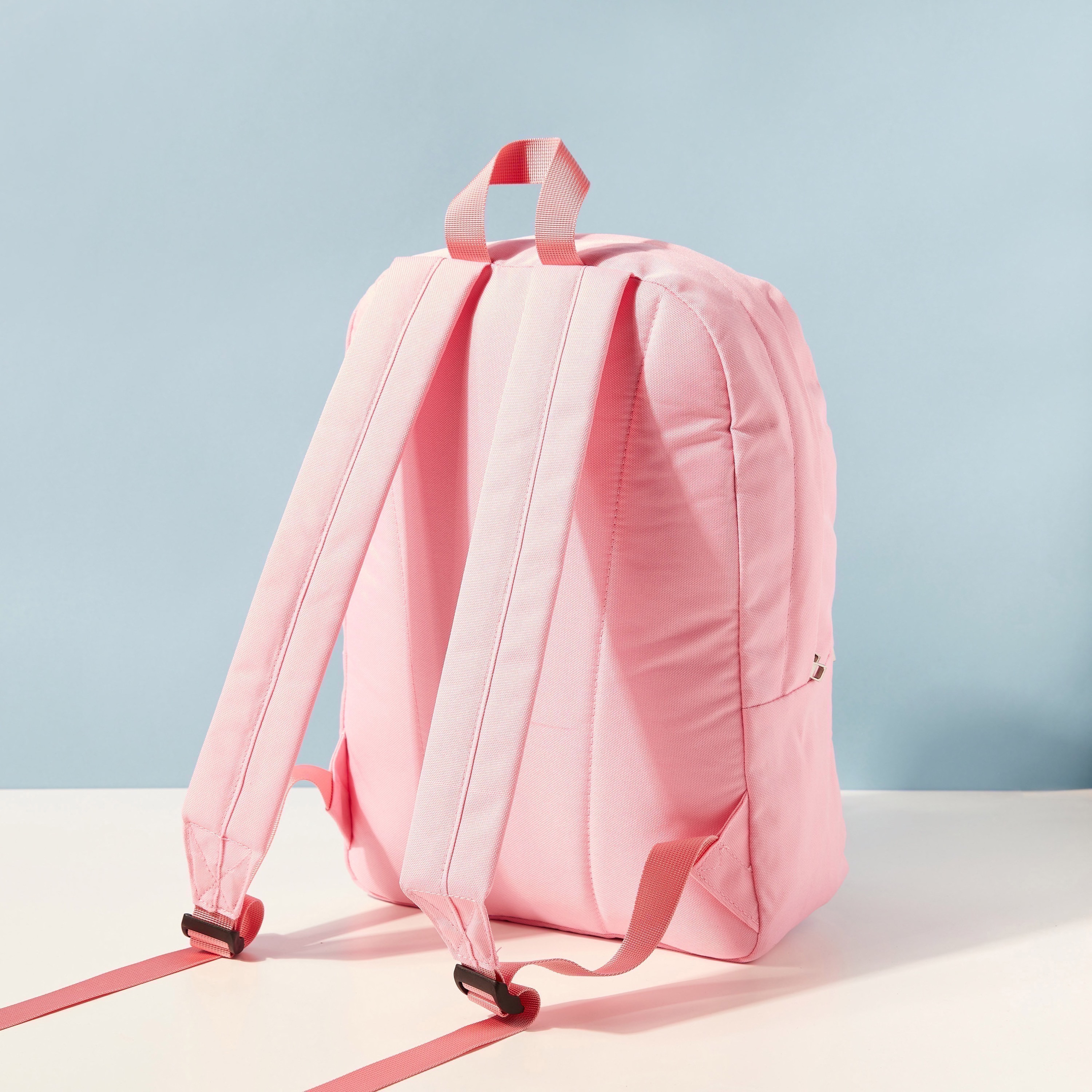 Mistotes Solid Backpack with Adjustable Straps and Zip Closure-women-bagsandwallets-backpacks-image-4
