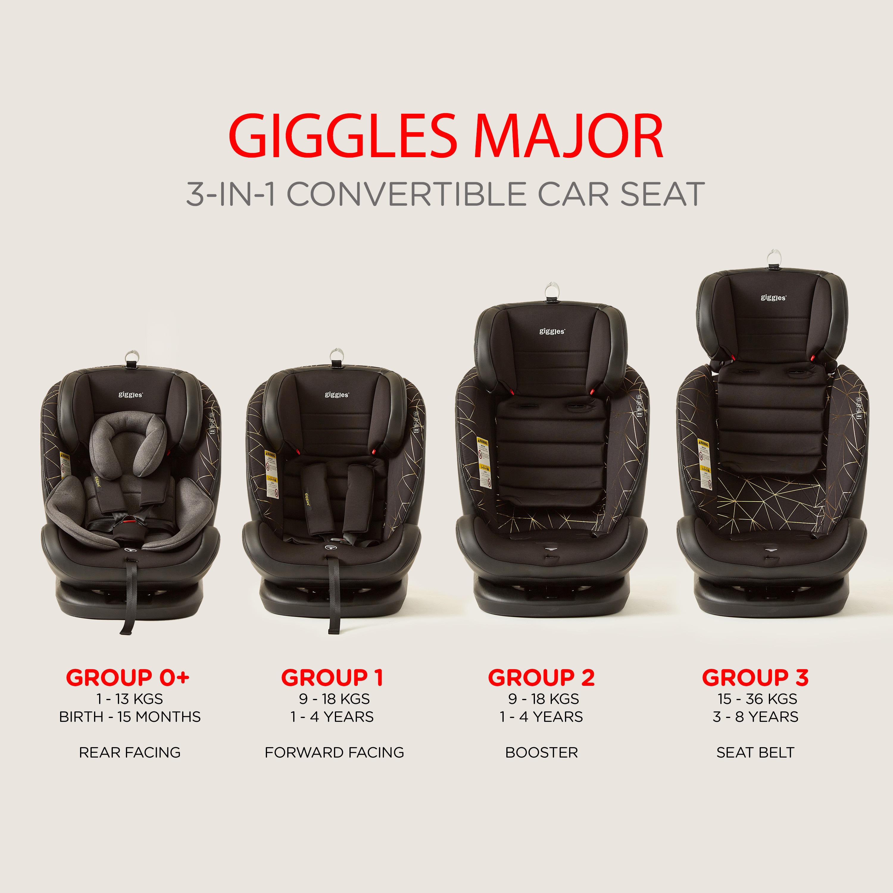 3 in 1 convertible hotsell car seat