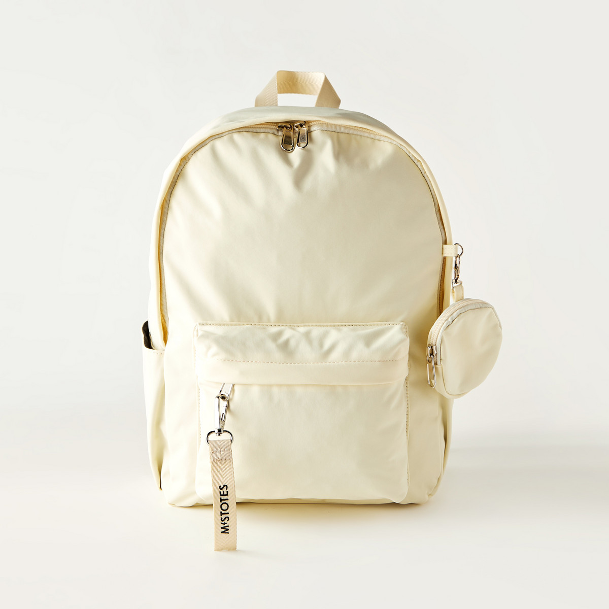 Mistotes Solid Backpack with Coin Purse