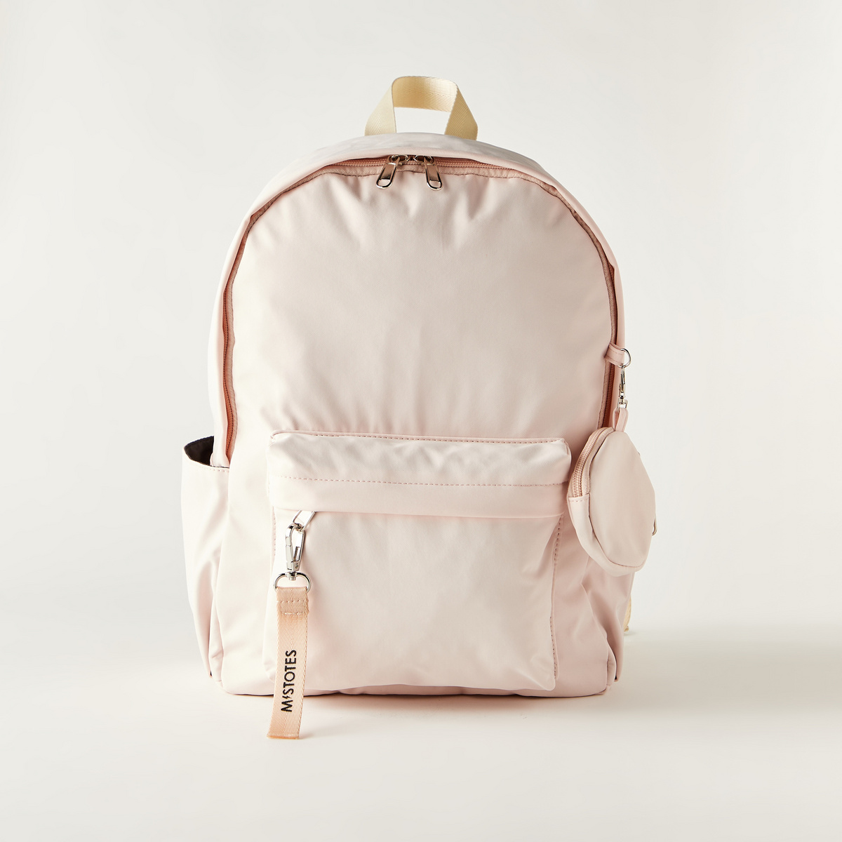 Mistotes Solid Backpack with Coin Purse