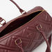 Celeste Textured Duffel Bag with Detachable Strap and Handles-Duffle Bags-thumbnailMobile-6