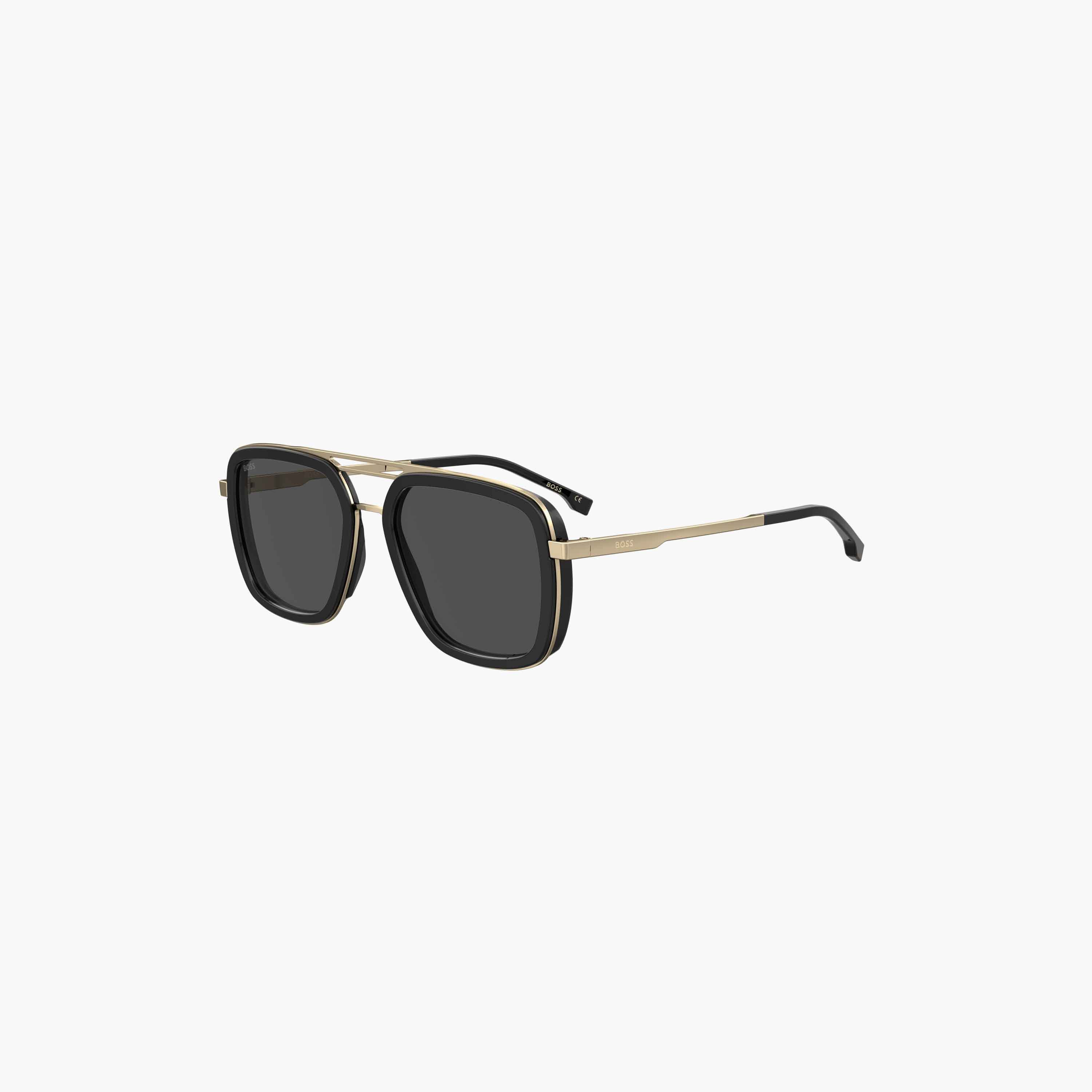 Buy Hugo Boss Men's UV Protected Grey Lens 55 mm Caravan Sunglasses ...