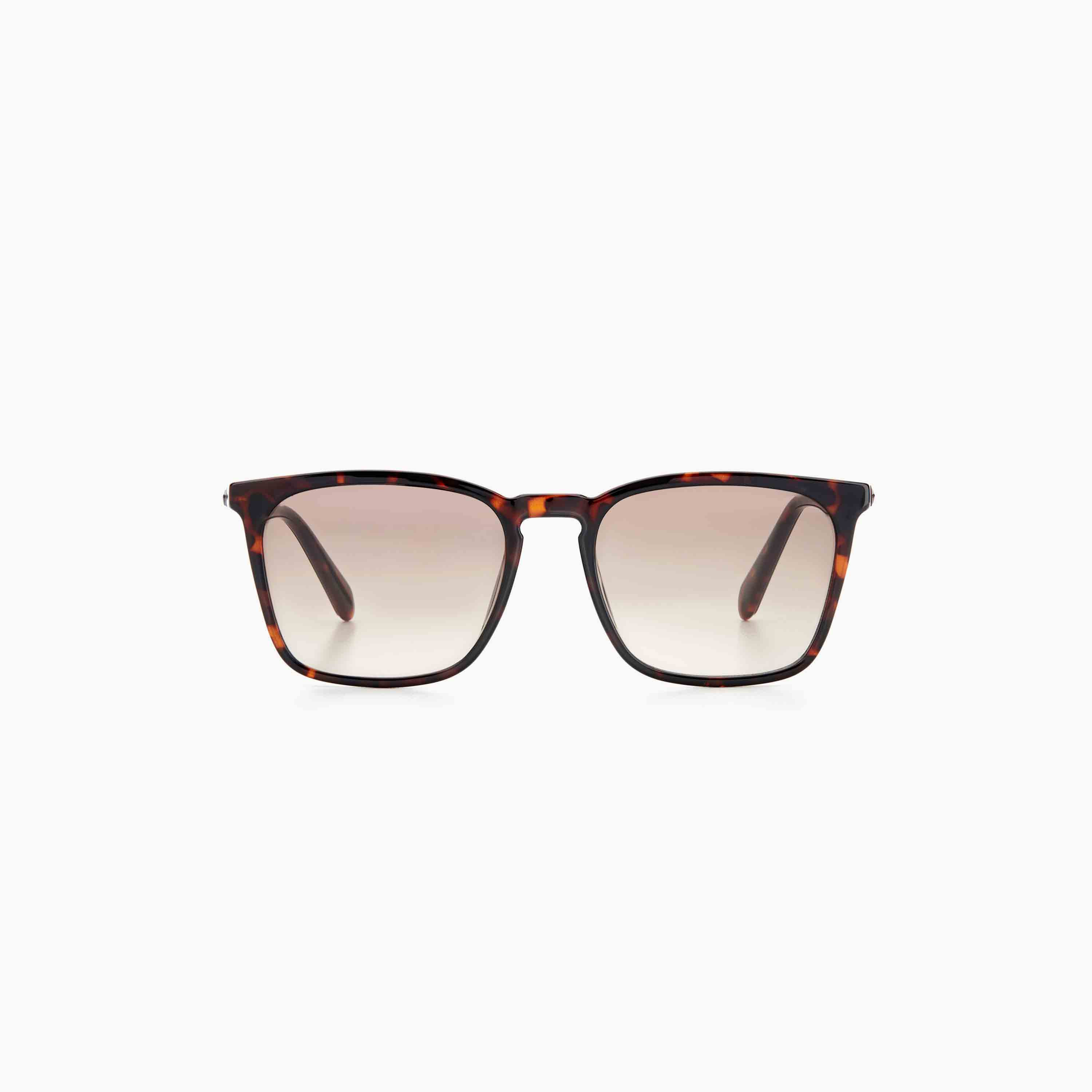Fossil Men's UV Protected Brown Shaded Lens 55 mm Square Sunglasses | 203766-men-sunglasses-image-3