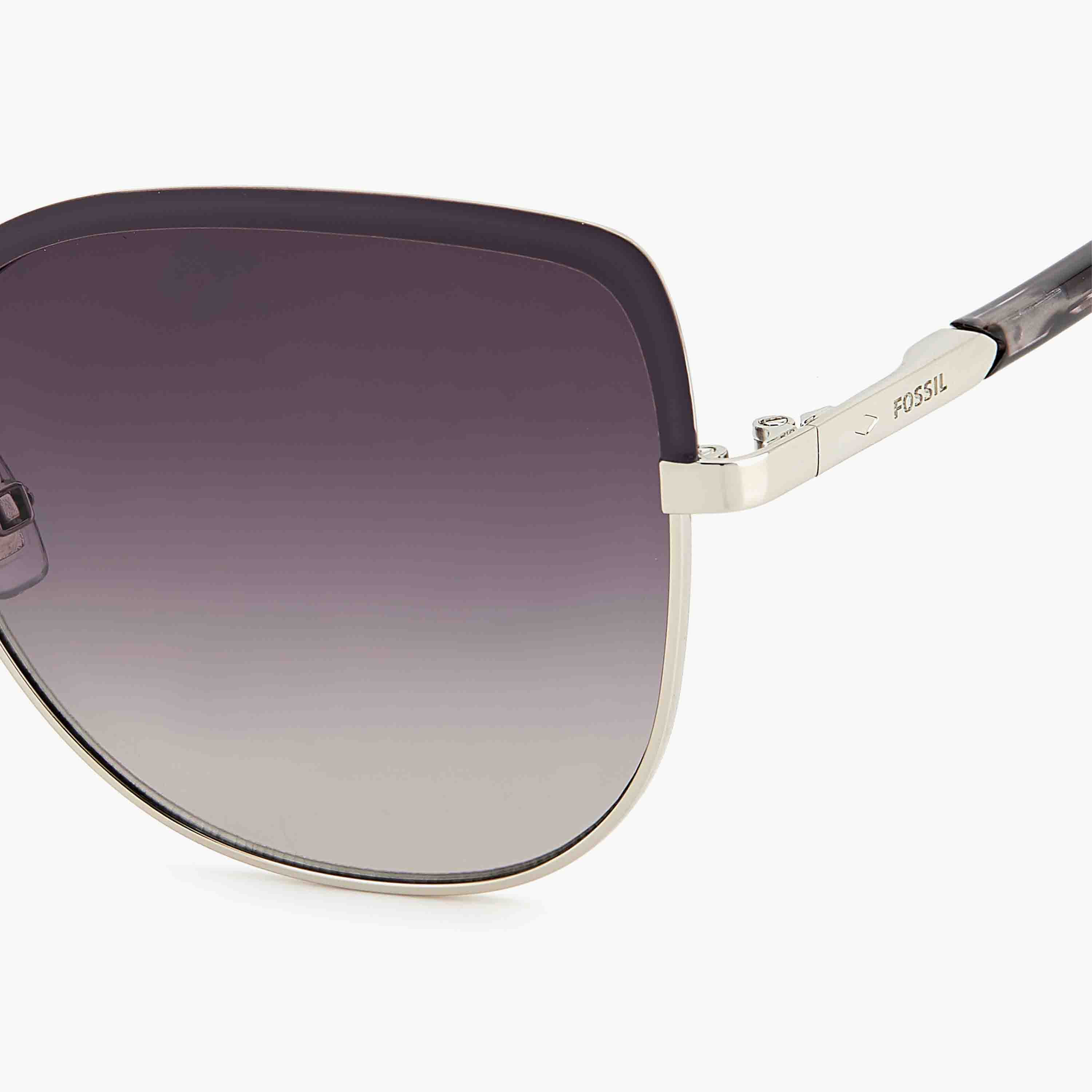 Shop Fossil Women's UV Protected Pink Double Shade Lens 56 mm Cat